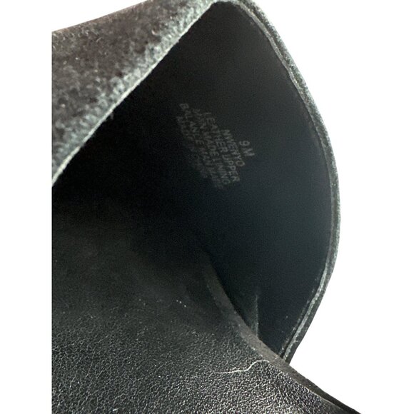 Nine West Black Bubble Heel Sandals Y2K Suede Open-Toe Ankle Strap Peep Toe 9 - Picture 6 of 9